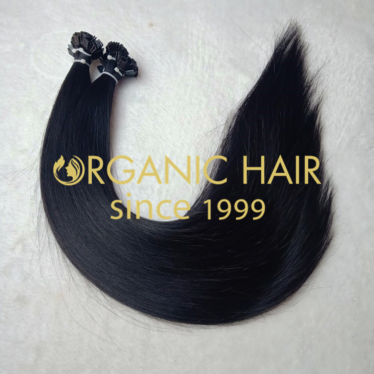 100% human remy hair：keratin bond,mixed color H125